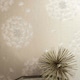 image 2 of Holden Décor Allora Dandelions Heavyweight Vinyl Textured Wallpaper - Cream - 10m x 53cm Cream