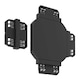 image 2 of EGLO Track Plus Modular Low-Voltage Black Rail Lighting System – Customisable Straight, L, T, U-Shaped Tracks with Wall & Ceiling Mounting