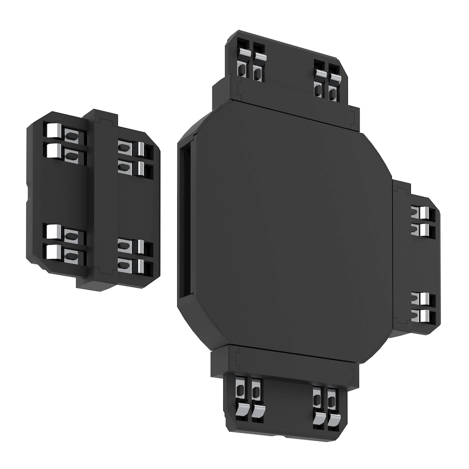 image 1 of EGLO Track Plus Modular Low-Voltage Black Rail Lighting System – Customisable Straight, L, T, U-Shaped Tracks with Wall & Ceiling Mounting