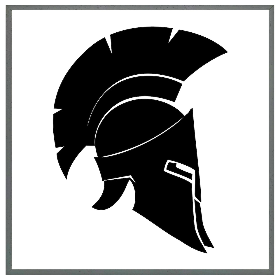 image 1 of Roman helmet (Picture Frame) Brown | S