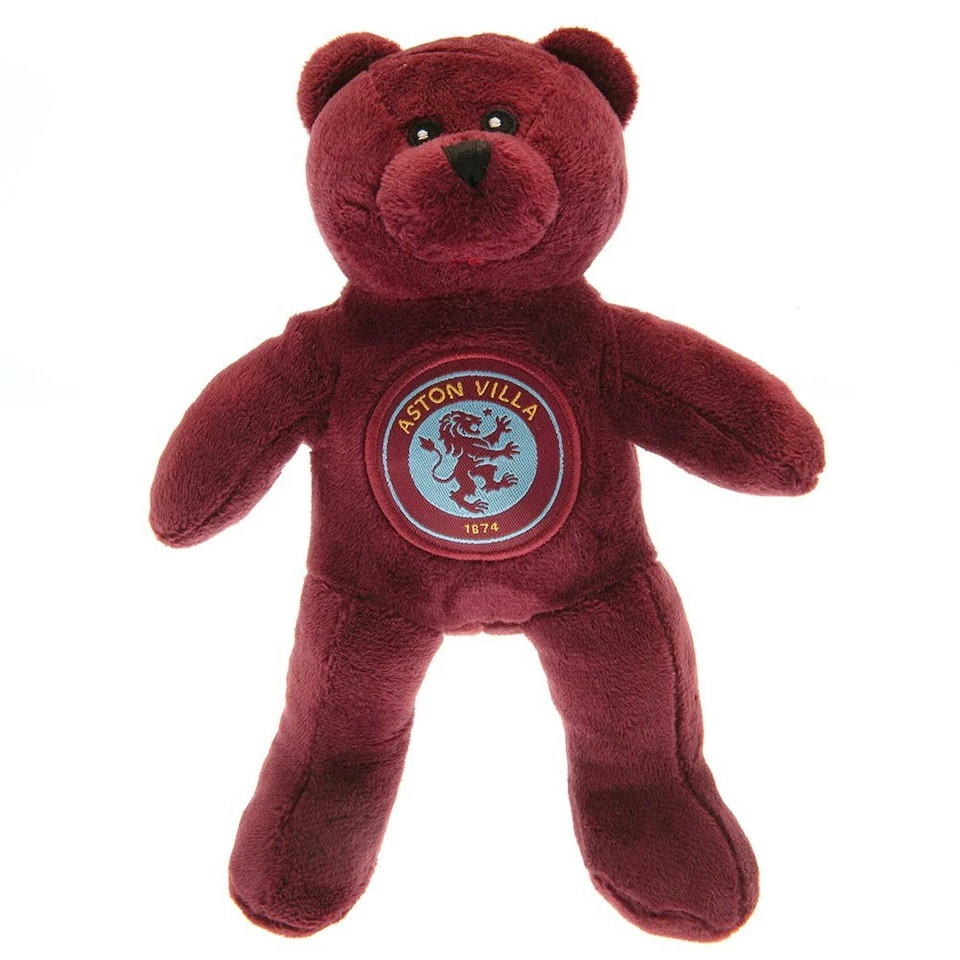 Aston Villa FC Solid Teddy Bear - Claret/Blue/Yellow - One Size