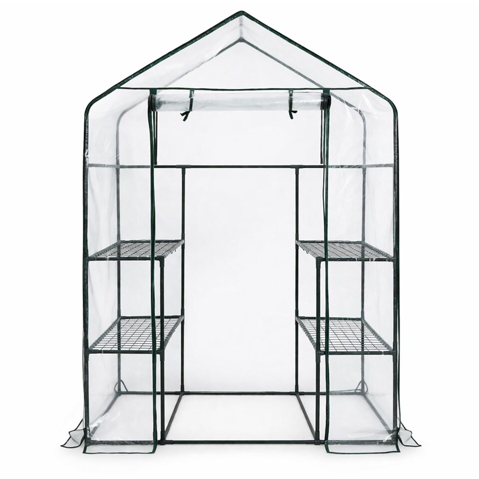 image 1 of Replacement Spare PVC Cover for 3-Tier Walk-in Garden Greenhouse