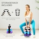image 4 of SPORTNOW Dumbbells Set with Storage Rack, 2 x 1kg, 2 x 3kg, 2 x 5kg, Pink