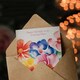 image 3 of Mum Happy Watercolour Flowers Spring Floral Pastel Birthday Card