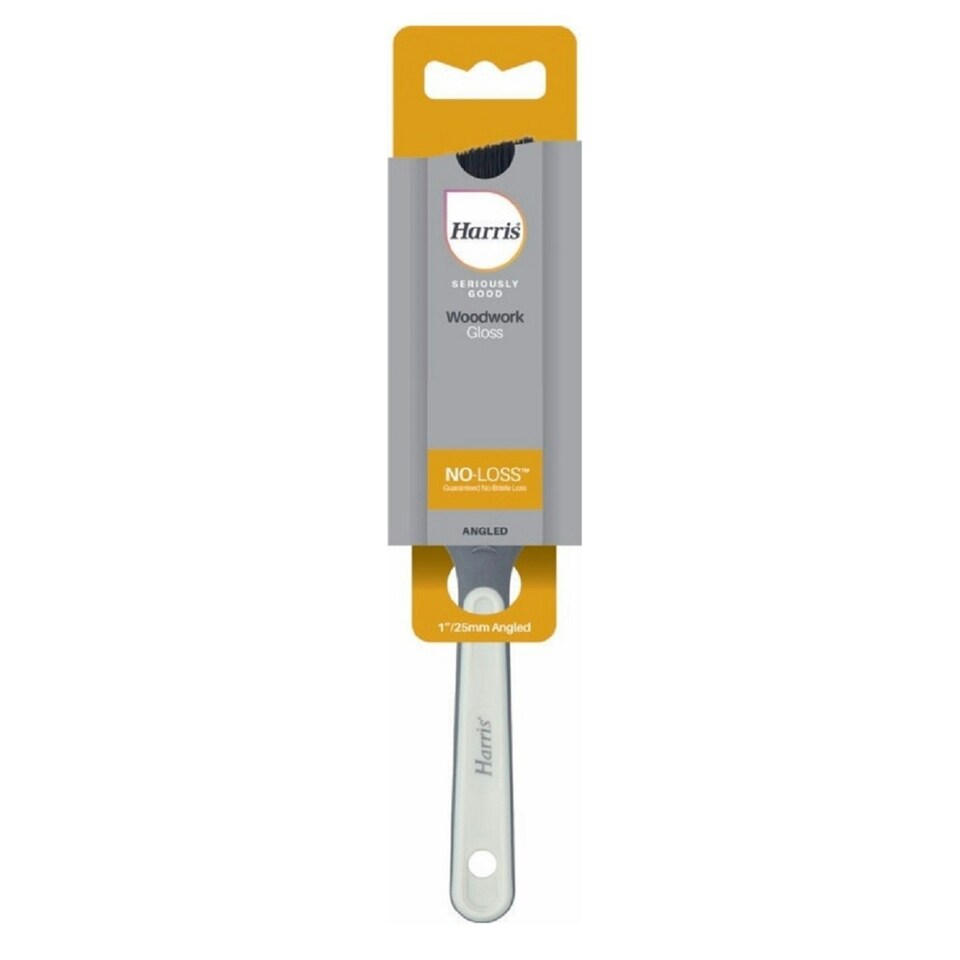 image 1 of Harris Seriously Good Woodwork Angled Brush - Grey - 25mm