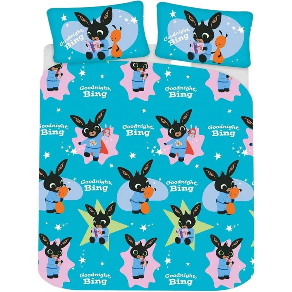 image 1 of Bing Bunny Hoppity Voosh Reversible Duvet Set | Multi | Multicoloured | Toddler | 1