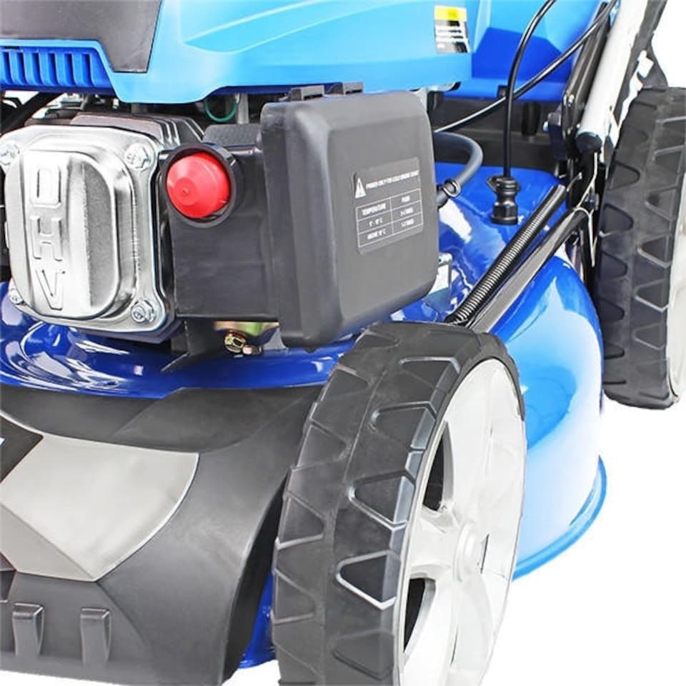 image 1 of Hyundai 20" / 51cm 196cc 4-in-1 Self-Propelled Petrol Lawnmower, Mulch, Rear & Side Discharge, Hose Connector| HYM510SP
