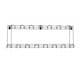 image 5 of 15 Hook Wall Mounted Garden Tool Storage Rack Hanger Shed & Garage