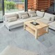 image 2 of NOVECRAFTO Vinyl Floor Tiles Self Adhesive – 12x24in Peel and Stick Waterproof Rectangular Flooring for Kitchen & Bathroom – Grey White Marble Effect Grey | 5.57 sqm
