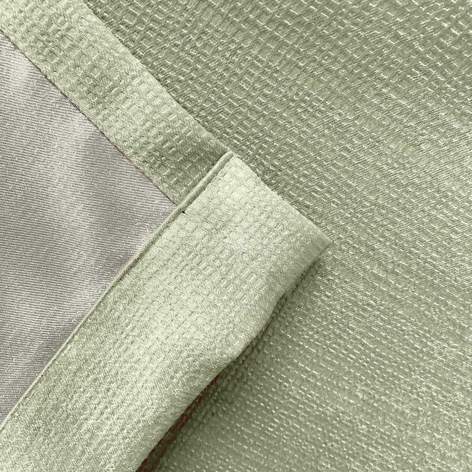 image 1 of Matrix Green Curtains 66 x 90 inch (168 x 229 cm) Room Darkening Pencil Pleat Thermal Noise Reducing Curtains for Bedroom and Living Room