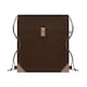 image 1 of MidOcean Panda Recycled Cotton Drawstring Bag - Chocolate - One Size | Brown | One Size