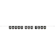 image 1 of Unique Party Neon Dots New Year Banner - Black/White - One Size