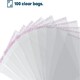 image 2 of Pack of 100 Clear OPP Bags 30 x 40cm with Self-Adhesive Strip
