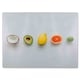 image 1 of Selection Of Fruit Glass Chopping Board | Multi
