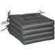 image 1 of Outsunny 42 x 42cm Replacement Garden Seat Cushion Pad with Ties 