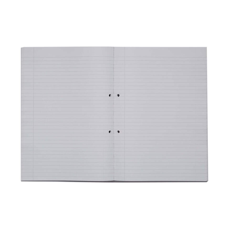 image 1 of Rhino 400 Page 8mm Lined with Margin Refill Pad White A4 20 Pack
