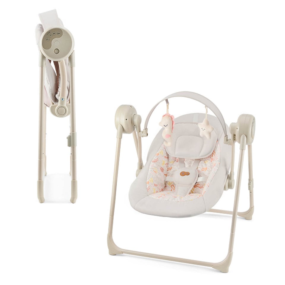 image 1 of Kinderkraft SWINGEE Electric Rocker Bouncer | Cream | Beige