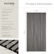 image 6 of Acoustic Wall Panels Sonic Wall II with Real Wood Veneer and Sound-Absorbing Felt | Grey | light gray oak | 110 x 50 x 1.8 cm | 4