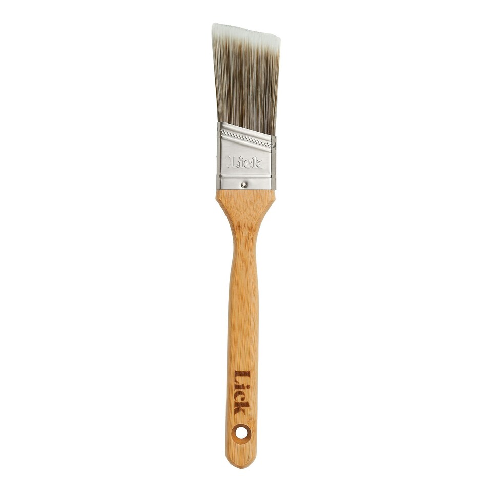 LickTools Bamboo Paint Brush Brown/Silver 2.5in Tesco Groceries