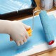 image 5 of Touchguard Natural Latex Powder Free Gloves - Box of 100x Cream | Large
