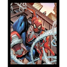 Spider-Man (Shooting) Framed 30x40cm Print