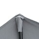 image 8 of Outsunny 2m Half Garden Parasol Market Umbrella w/ Crank Handle, Base Dark Grey