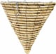 image 3 of Marco Paul 14'' Rope Cone Hanging Basket