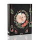 image 1 of ARPAN 6x4 Photo Album 200 Photos Slip In Picture Storage Book with Front Cover Window Plastic Jacket and CD/DVD Pocket | Black | Black Floral