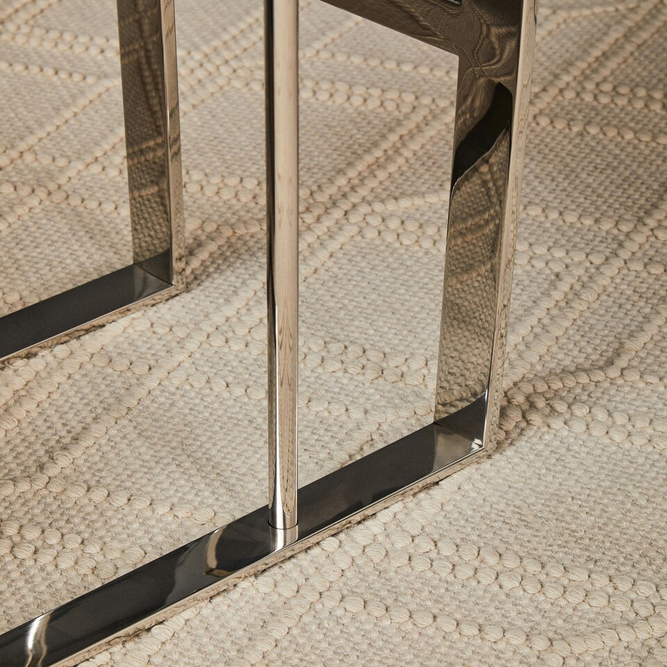 image 1 of Interiors by Premier Oria Silver Side Table Silver