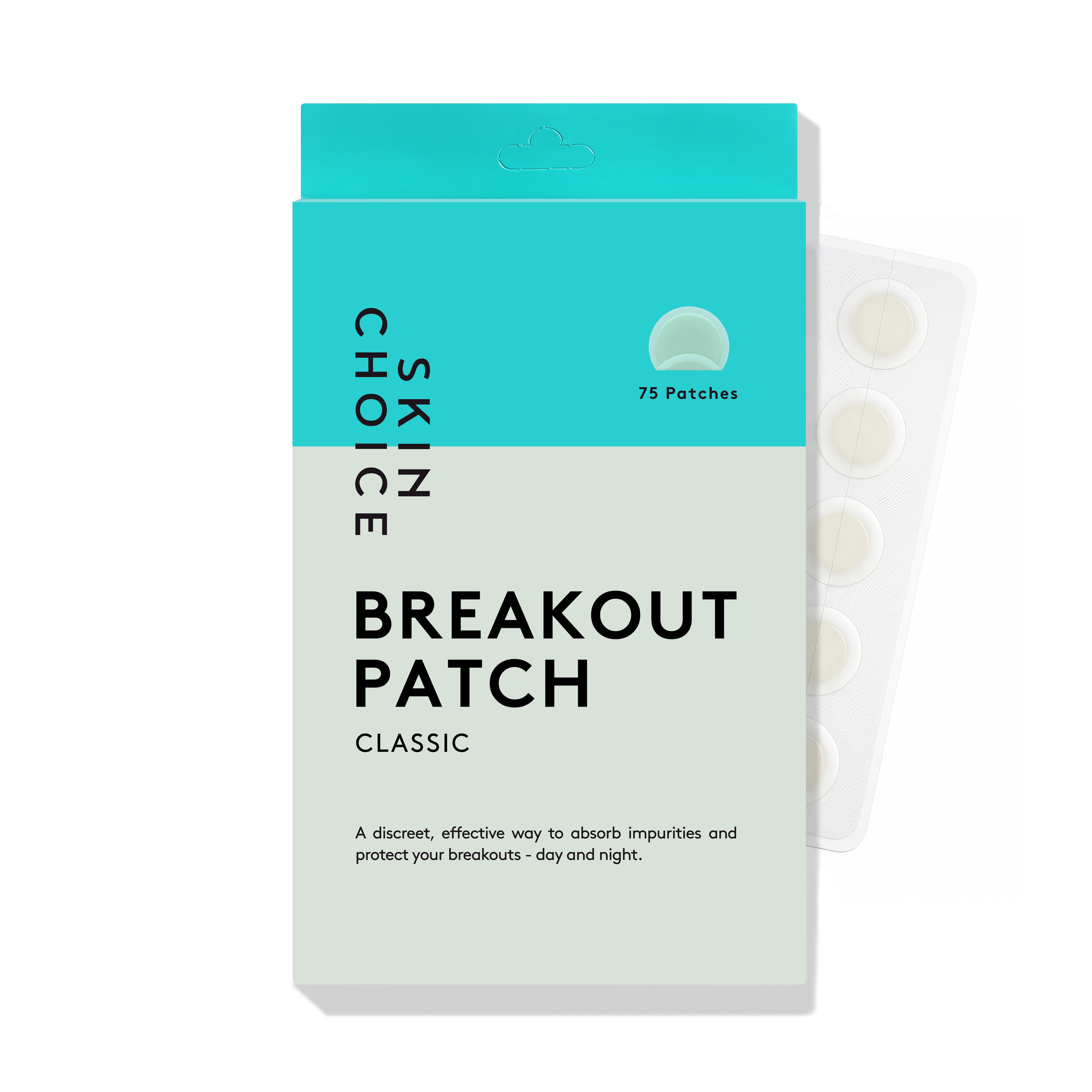 Skin Choice Spot Patches - Breakout Patch Classic, Hydrocolloid Pimple Patches (75pcs)