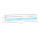 image 3 of HOMCOM High Gloss TV Stand Unit Wall Mounted with LED Lights, White