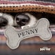 image 2 of History & Heraldry Pre-Personalised Squeaky Bone Dog Toy - Penny