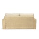 image 3 of Desser Burford Natural Wash 3 Seater Rattan Sofa Set in Farrow - Conservatory Sofa Suite