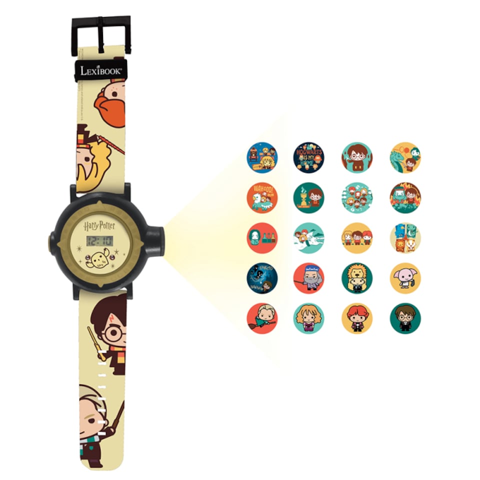image 1 of Lexibook DMW050HP Harry Potter Children's Projection Watch with 20 Images