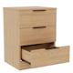 image 9 of Vida Designs Trega 3 Drawer Bedside Chest Bedroom Storage Unit, (H) 50cm x (W) 39cm x (D) 28cm, Pine