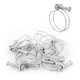 image 1 of KCT Universal 36-40mm Double Wire Clips for Hose Pipe - 10 Pack