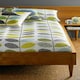 image 2 of Orla Kiely Scribble Stem Duck Egg Housewife Pillowcase Pair Blue