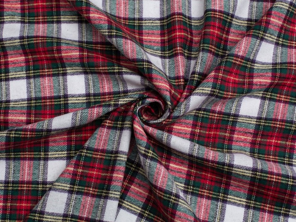 Minerva Core Range Red Brushed Cotton Flannel Fabric for Dressmaking, 144cm / 56" Wide - per metre