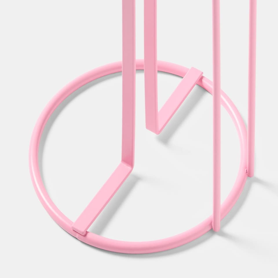 image 1 of OHS Metal Freestanding Toilet Roll Holder Organiser Tissue Paper Storage