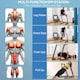 image 4 of HOMCOM Upper Body Dip Stand Station Workout Equipment for Pull Ups, Push Ups