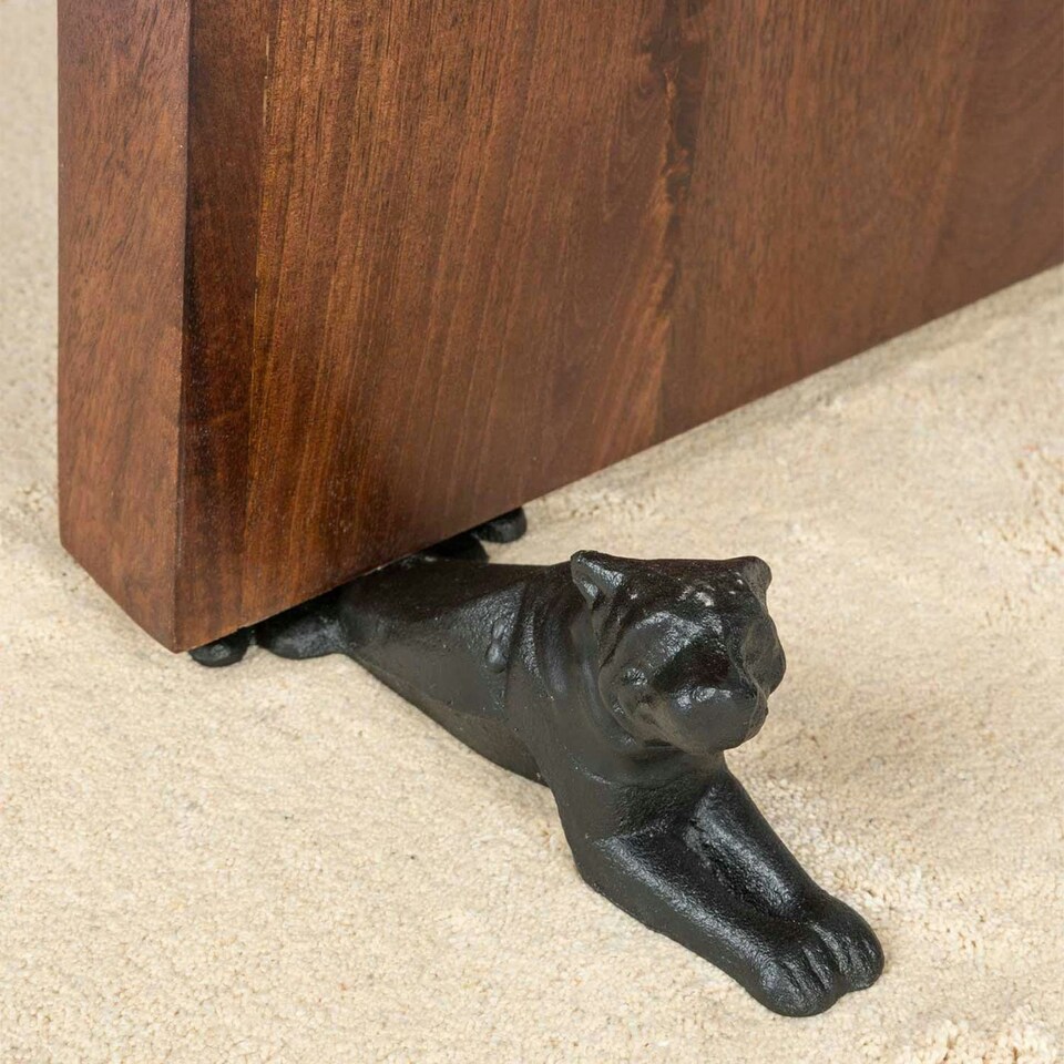 image 1 of Homescapes Heavyweight Cast Iron Dog Door Stop