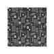 image 1 of Press And Media Symbols Splash Back | White