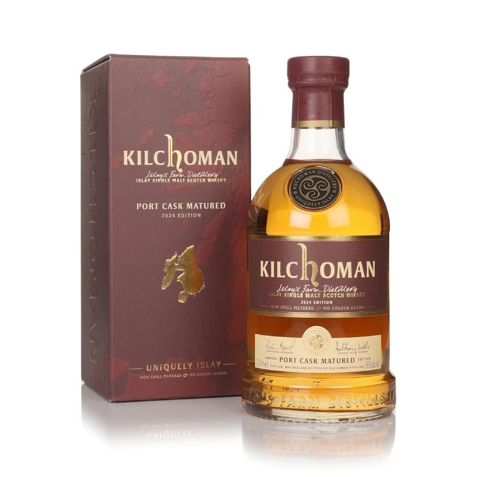 image 1 of Kilchoman - Port Cask Matured 2024 Limited Edition Islay Single Malt Scotch Whisky | Multi | Red berries, figs, citrus, cinnamon, smoked paprika, cooked strawberries, smoked meats, sweet tobacco, charcoal smoke | 1