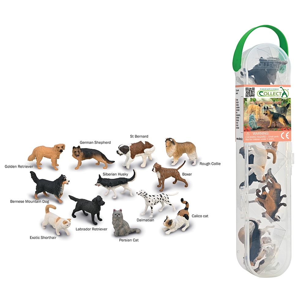 CollectA Box of 12 Mini Animal Pets