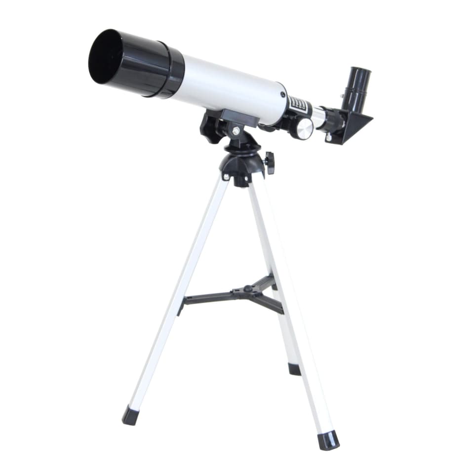 image 1 of Astronomical 360-50 Portable Refractor Telescope with Lightweight Tripod