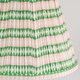image 2 of ValueLights Riza Tapered Pink Aztec Fabric Pleated Easy Fit Large Lamp Shade with LED Bulb Pink