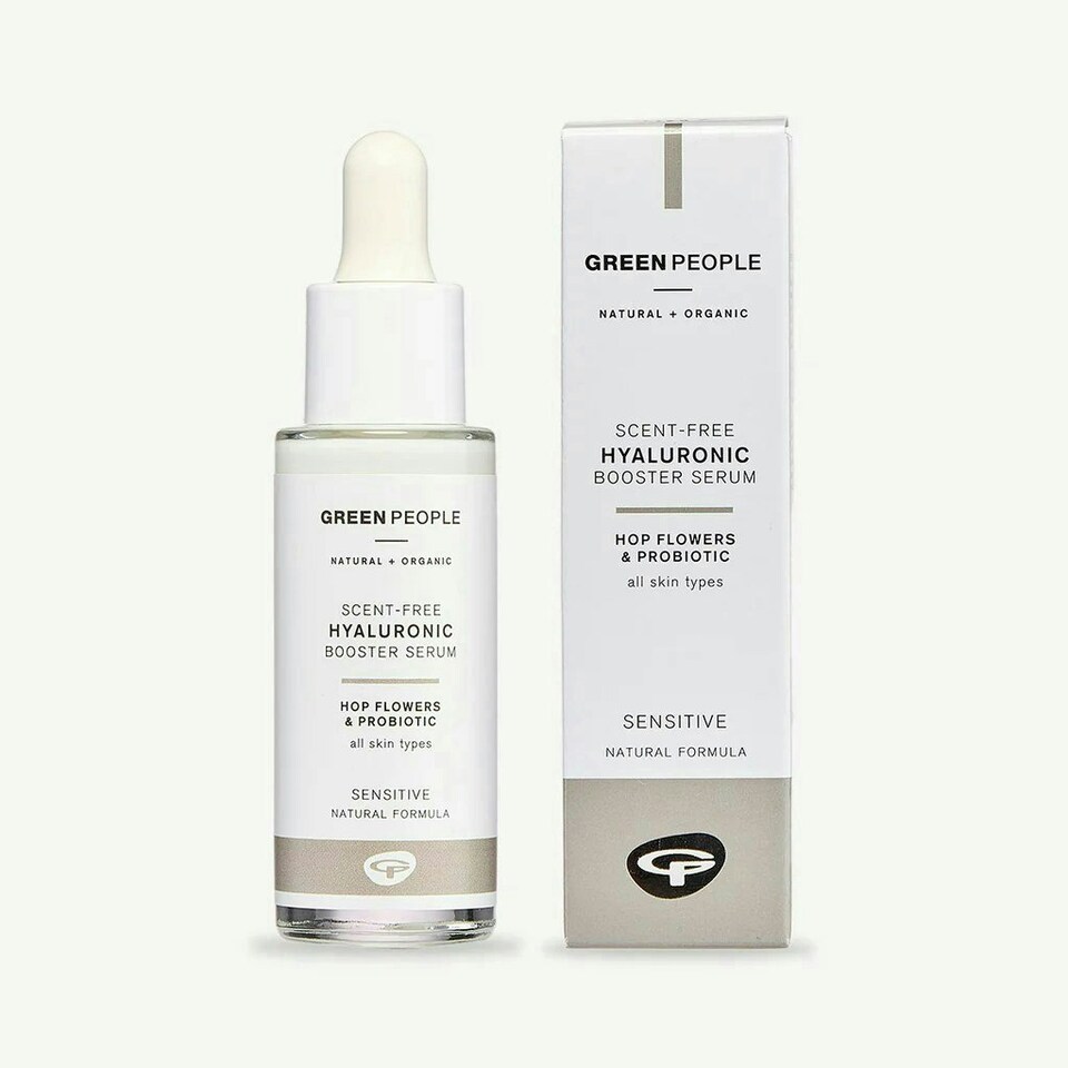 image 1 of Green People Nordic Roots Hyaluronic Booster Serum - Natural Hyaluronic Acid for Dry Skin - Alcohol Free - Vegan, 28ml