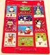 image 1 of Pack Of 50 Foiled Christmas Gift Tags: 10 Different Designs And Red Metallic Thread