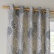 image 2 of Wylder Ophelia Floral Jacquard Room Darkening Eyelet Curtain Pair Wedgewood (W)229cmx (D)183cm | Multi | Wedgewood | One Size
