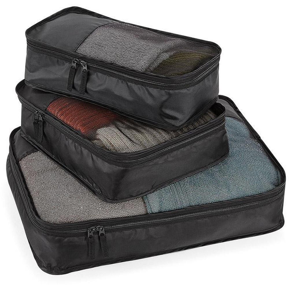 Bagbase Escape Packing Cube Set Black Black One Size 1